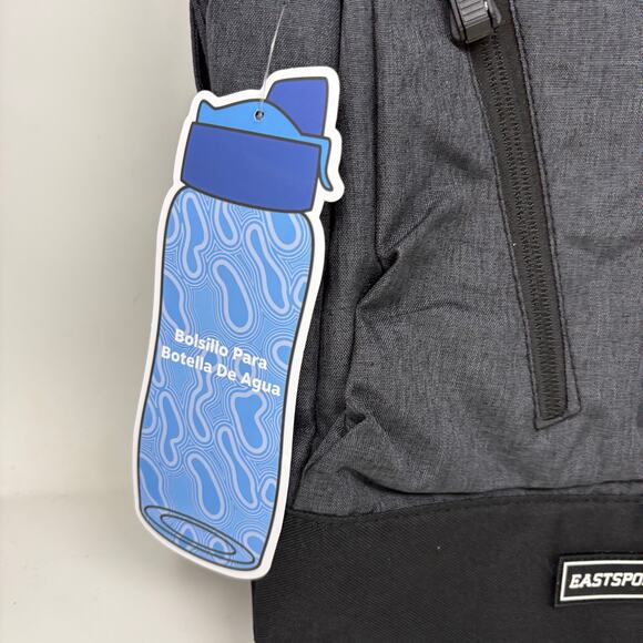 NEW! Eastsport Academic Backpack Travel Bag Casual Sport Water Bottle - Picture 4 of 7